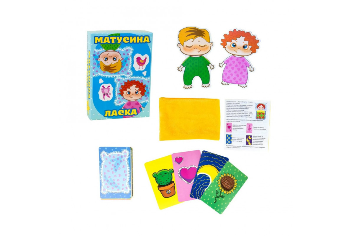 Настольная игра "Мамина нежность" Strateg 30291, 36 карточек