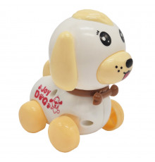 Іграшка заводна Собака 665  Білий