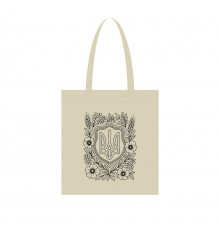 Экосумка для покупок "Герб Украины" Сумка-шоппер 190CCT-1, 38 x 42 см (190г/м2)