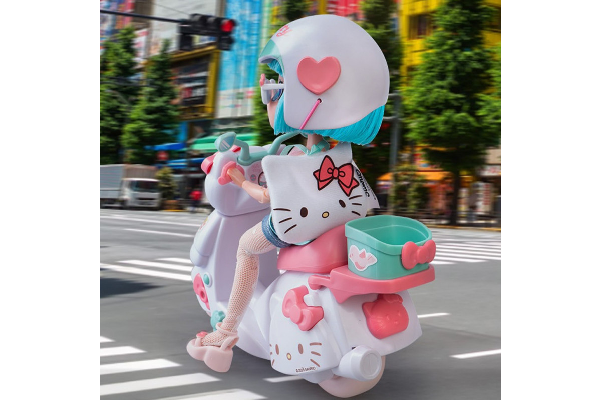 Дитяча лялька "Красуня Пінк на скутері" 4SF Manga Dolls HKTF3000 серії "Hello Kitty"