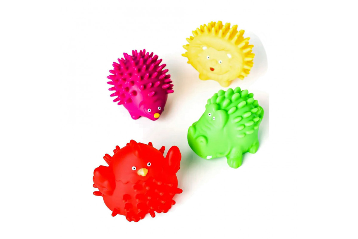 Набір пищалок "Тварини" Bambi 628-5 з шипиками