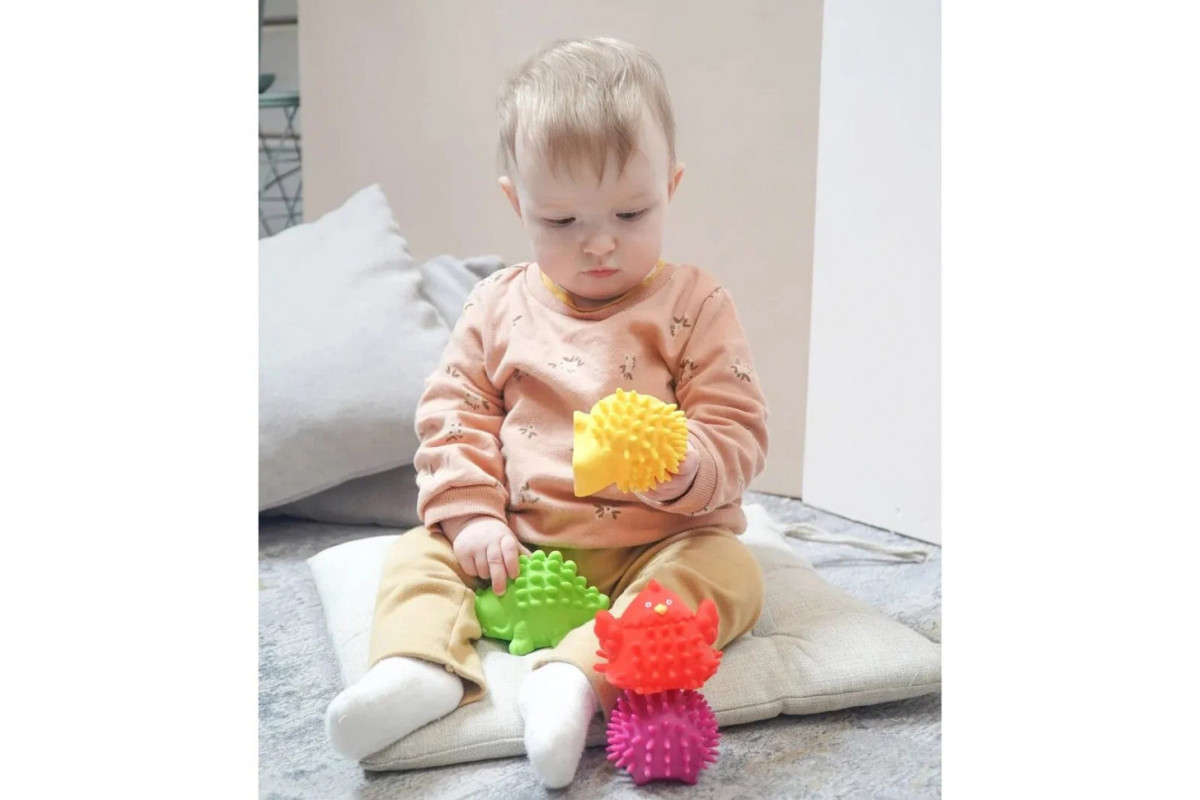 Набір пищалок "Тварини" Bambi 628-5 з шипиками