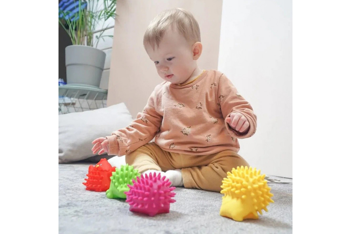 Набір пищалок "Тварини" Bambi 628-5 з шипиками