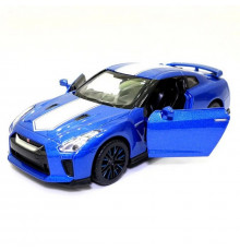 Модель автомобіля "Nissan GT-R (R35)" 68469 масштаб 1:32 світло, звук Синій