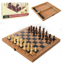 Настольная игра "Шахматы" B3116 с нардами и шашками