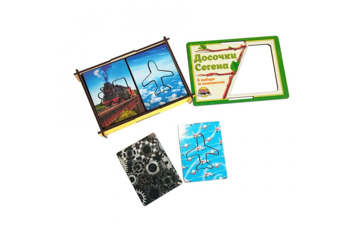 Дерев'яні Дощечки Сегена "Транспорт" Ubumblebees (ПСФ051) PSF051 з візерунками