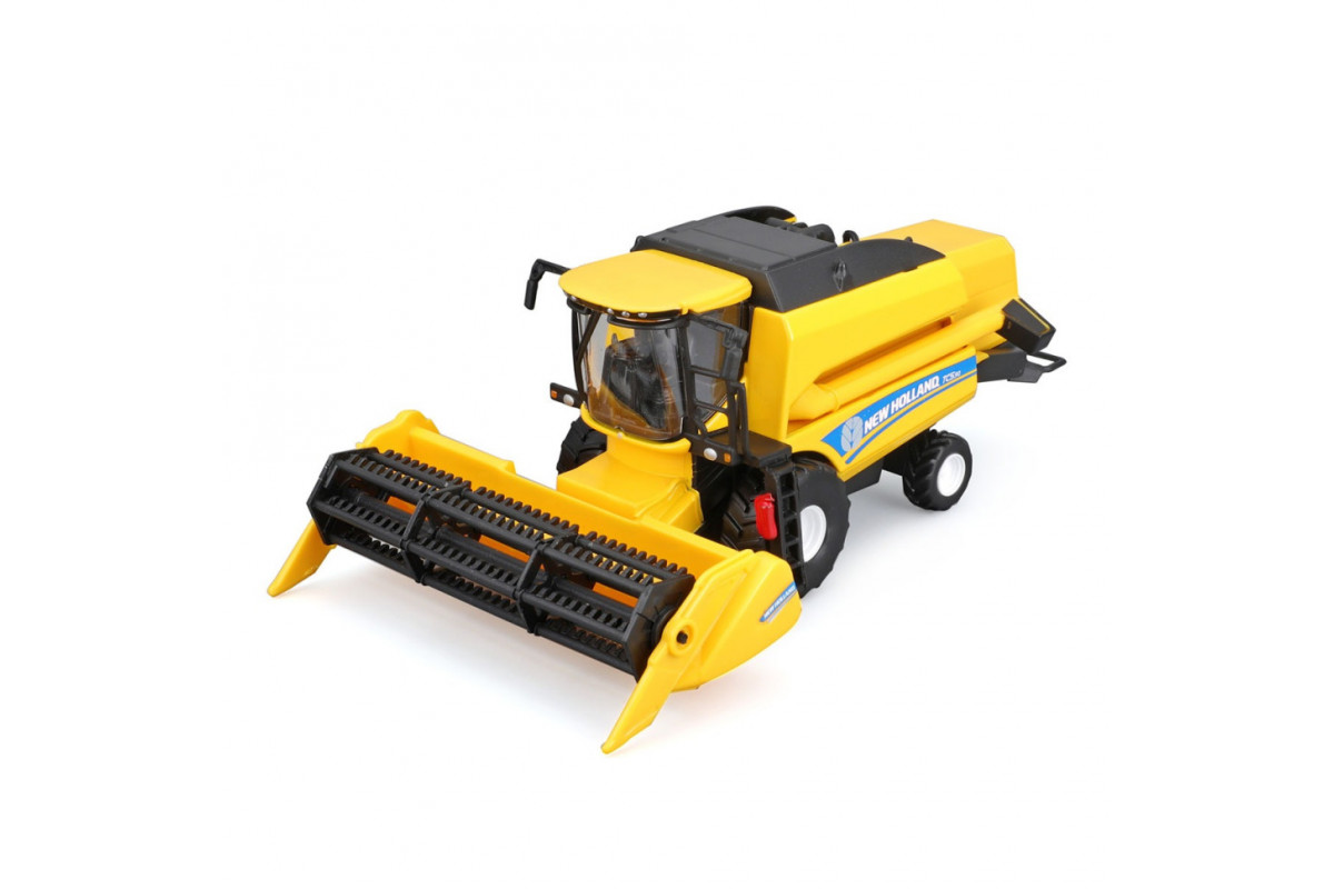 Автомодель Зернозбиральний комбайн "New Holland TC5.90" Bburago 18-31721 із зерновою жниваркою