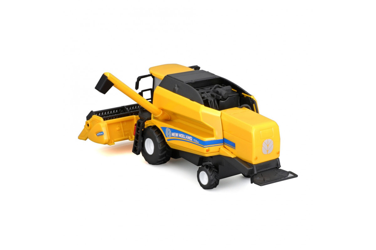 Автомодель Зернозбиральний комбайн "New Holland TC5.90" Bburago 18-31721 із зерновою жниваркою