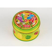 Настольная игра "Пицца" 1045, 70 круглых карточек