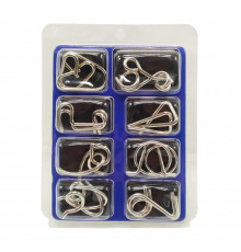 Набор металлических головоломок  2088F-G, 8 шт  Голубой