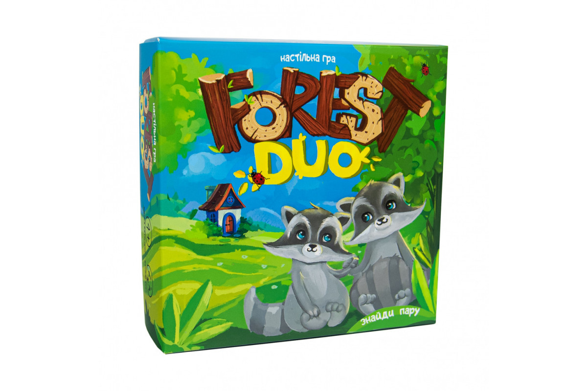 Настольная игра-мемо "Forest Duo" 30867 инструкция 64 фишки