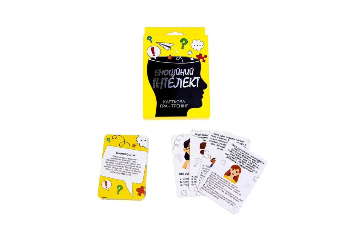Карточная игра "Эмоциональный интеллект" Strateg 30237 тренинг