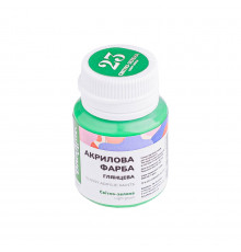 Акриловая краска глянцевая Светло-зеленая Brushme ACPT23 20 мл