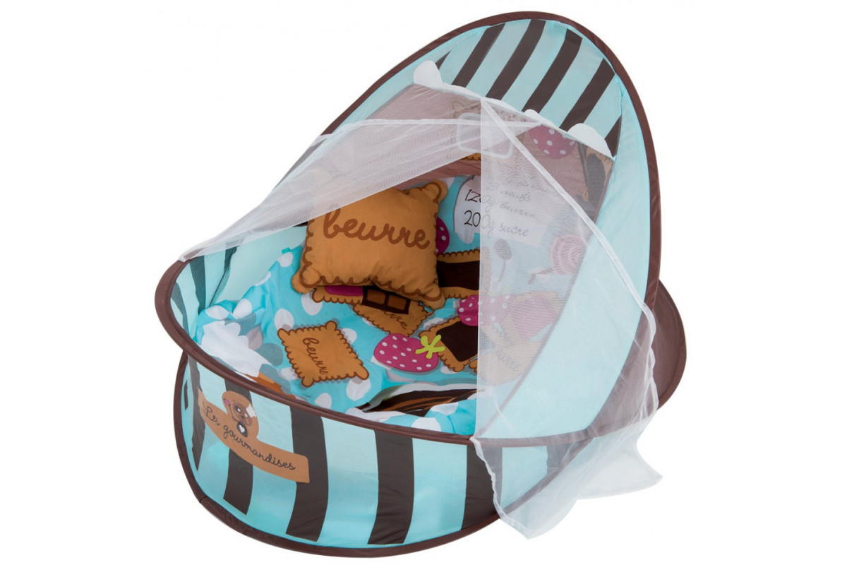 Килимок-манеж для немовляти 66526A 2в1, дуга, підвіски, грає музика  Блакитний