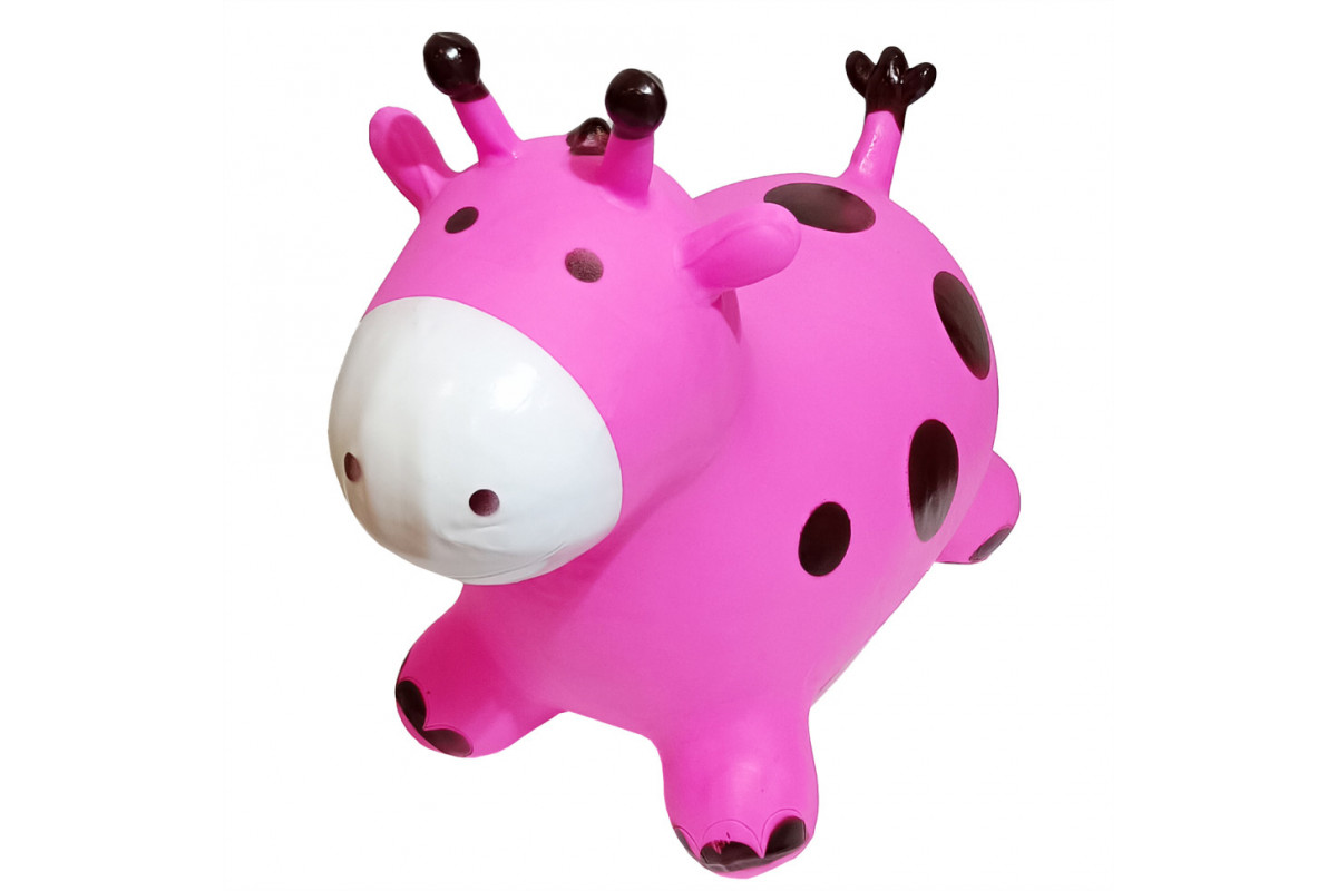 Дитяча іграшка-стрибун "Жирафік" RB2522  Рожевий