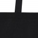 Экосумка для покупок Сумка-шоппер чорна, размер 38 х 42 см (140 г/м2)