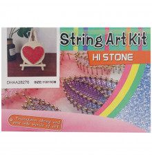 Детский набор для творчества стринг-арт "Сердце" YG0115(28276) деревянная основа