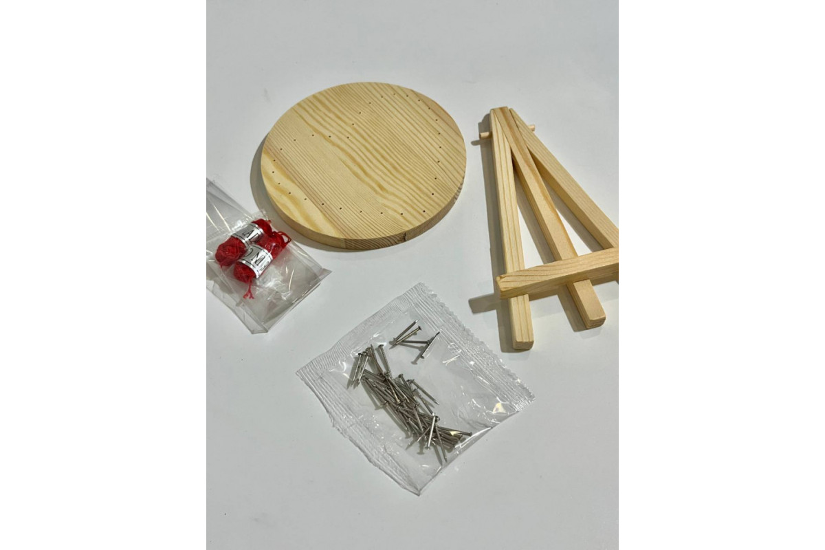 Дитячий набір для творчості стрінг-арт "Серце" YG0115(28276) дерев'яна основа