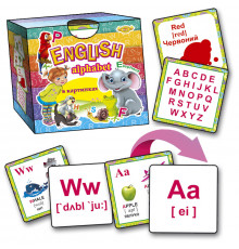 Английский алфавит в картинках Alphabet MKO0003 со складами