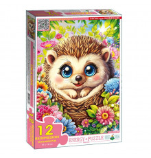 Детский пазл "Ежик" 88328, 12 элементов