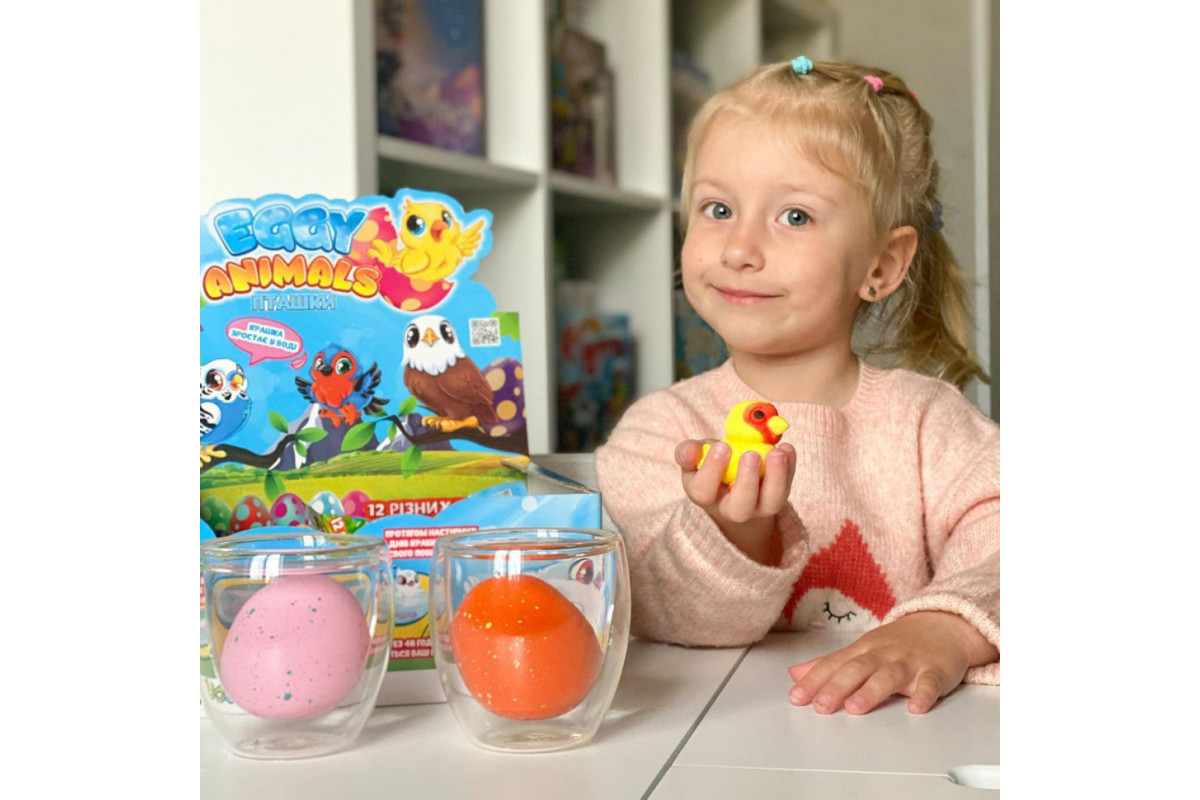 Растущая игрушка "Птички" #sbabam 91/CN22 в яйце «Eggy Animals»