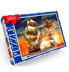 Пазл "Морская битва" Danko Toys C260-13-05, 260 эл.