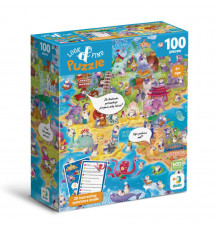 Детский пазл Ищи и находи "Мир пингвинов" 300670, 100 элементов