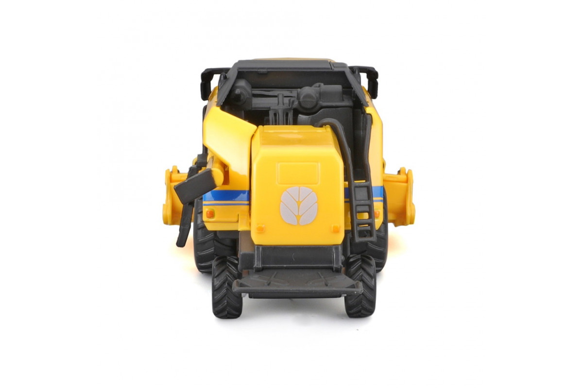 Автомодель комбайн Зерносборный "New Holland TC5.90" Bburago 18-31722 (1:24)
