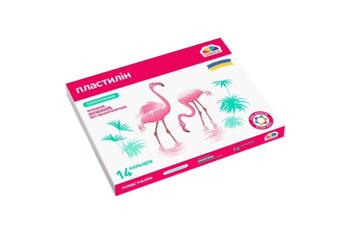 Набор для лепки пластилин "Увлечение" 200313, 14 цветов