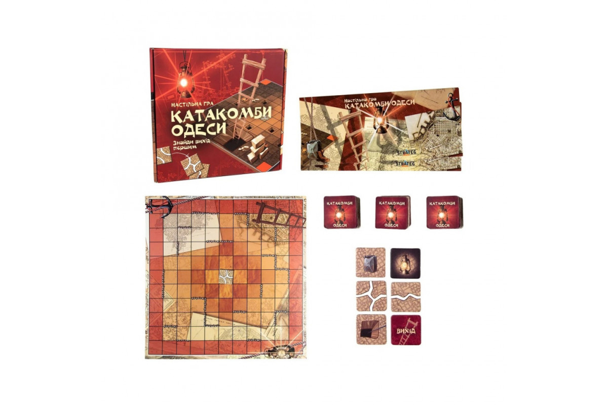 Настільна гра "Катакомби Одеси" Strateg 30285