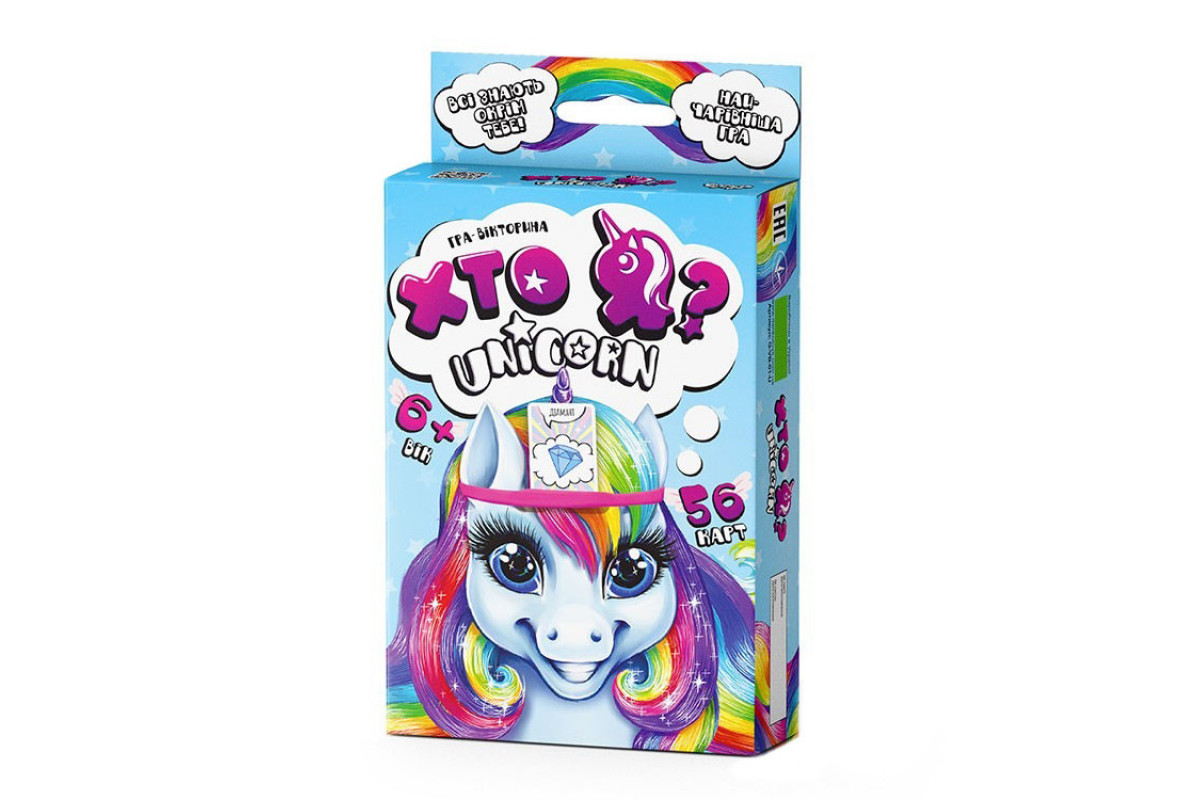 Настольная игра "Кто Я? Unicorn" HIM-05-01U укр