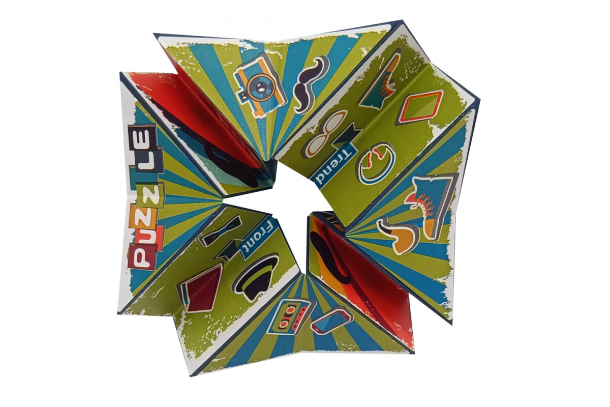 Детская головоломка "Куб" 8885-1, 8 геометрических фигур