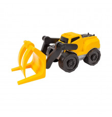 Детская автомодель Погрузчик ТехноК 8577TXK с манипулятором Желтый