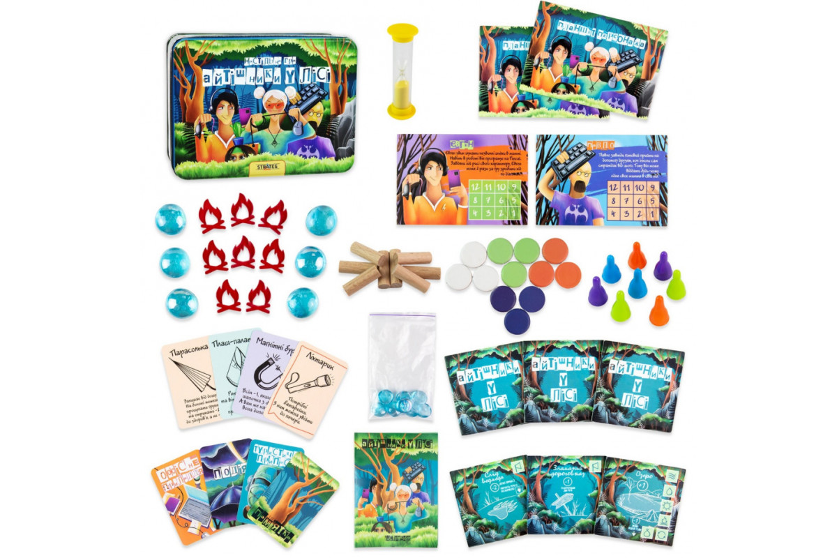 Настольная игра Айтишники в лесу 30388 игральные карточки 99 штук