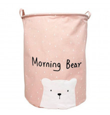 Корзина для игрушек и белья «Morning bear» MGZ-1004(Pink)