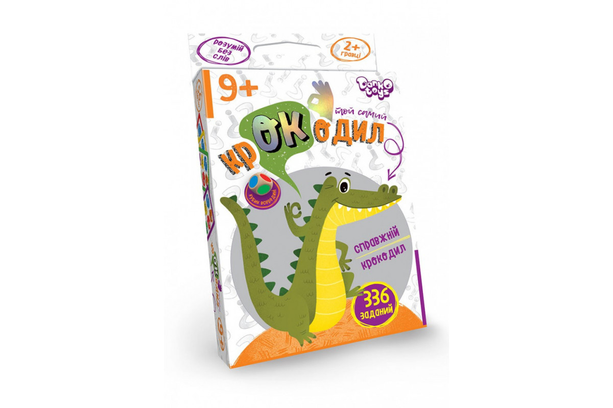 Дитяча настільна гра вікторина "Той самий крокодил" CROC-02-01U укр. мовою