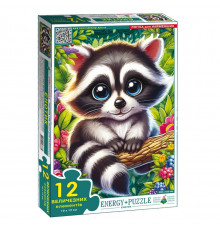 Дитячий пазл "Єнотик" Енергія Плюс 88335, 12 елементів