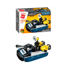 Конструктор Qman 1801-1-8 поліція, транспорт, 45-49 деталей  Катер на подушці