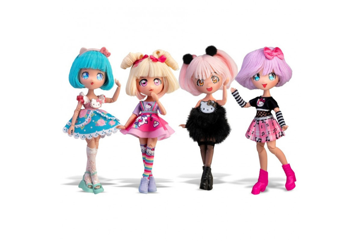 Дитяча лялька "Тедді Рок" 4SF Manga Dolls HKTF0100 серії "Hello Kitty"