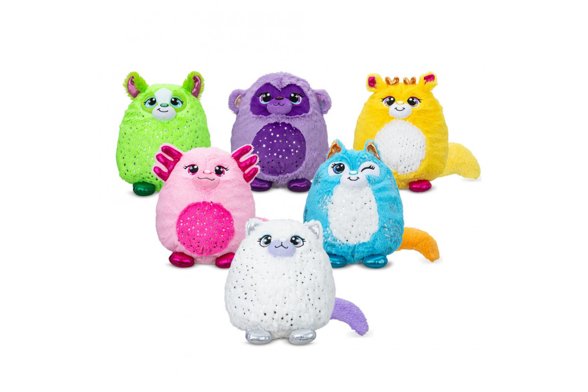 Мягкая игрушка-сюрприз "Зверюшка в банке" Misfittens 03962 серии "Gemstones" в ассортименте