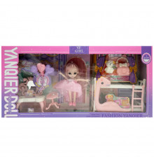Детская игрушечная кукла "YQE-Girl" 3688-184A, с аксессуарами