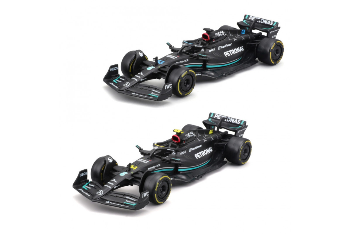 Колекційна автомодель "Mercedes-AMG F1 W14 E Performance (2023)" Bburago 18-38080, 1:43 масштаб