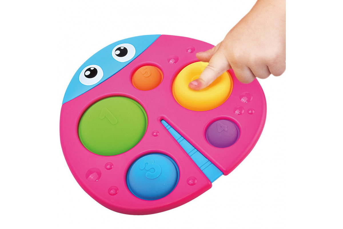 Дитяча сенсорна іграшка "Божа корівка Пум-пум" KIDDI SMART 4520-KS