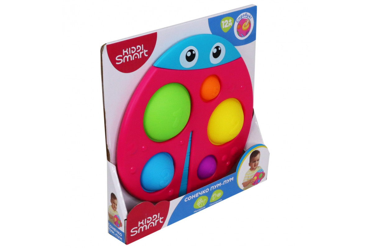 Дитяча сенсорна іграшка "Божа корівка Пум-пум" KIDDI SMART 4520-KS