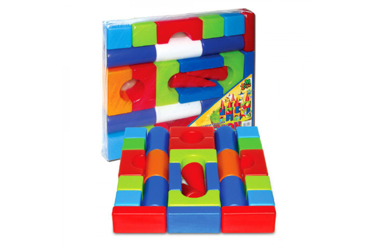 Детский конструктор Теремок "Средний" 08072 из блоков