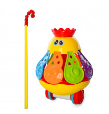 Детская каталочка Осьминог 0501 на палочке Желтый