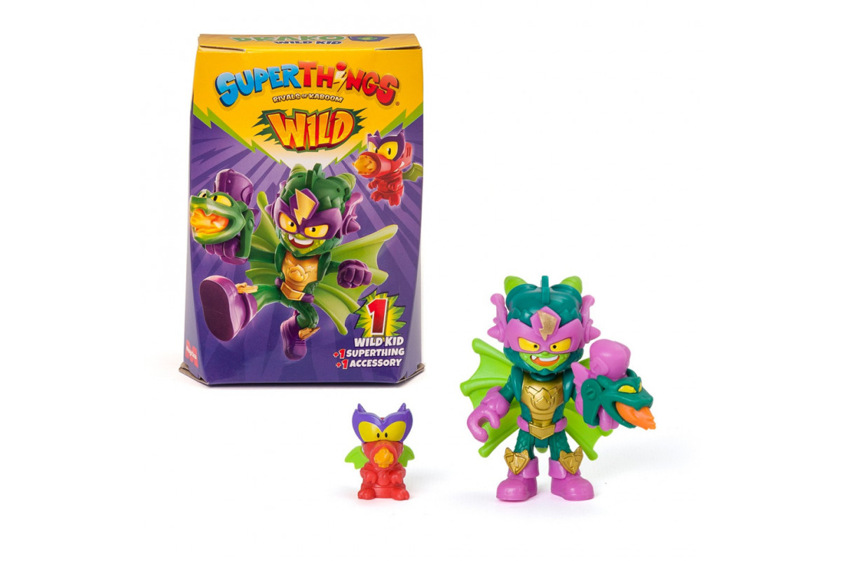 Игровой набор серии "Wild Kids" Казум Кид Drako SuperThings PSTWD066IN00-6
