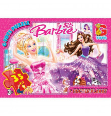 Детский пазл "Barbie" BA001 плакат 35 элементов
