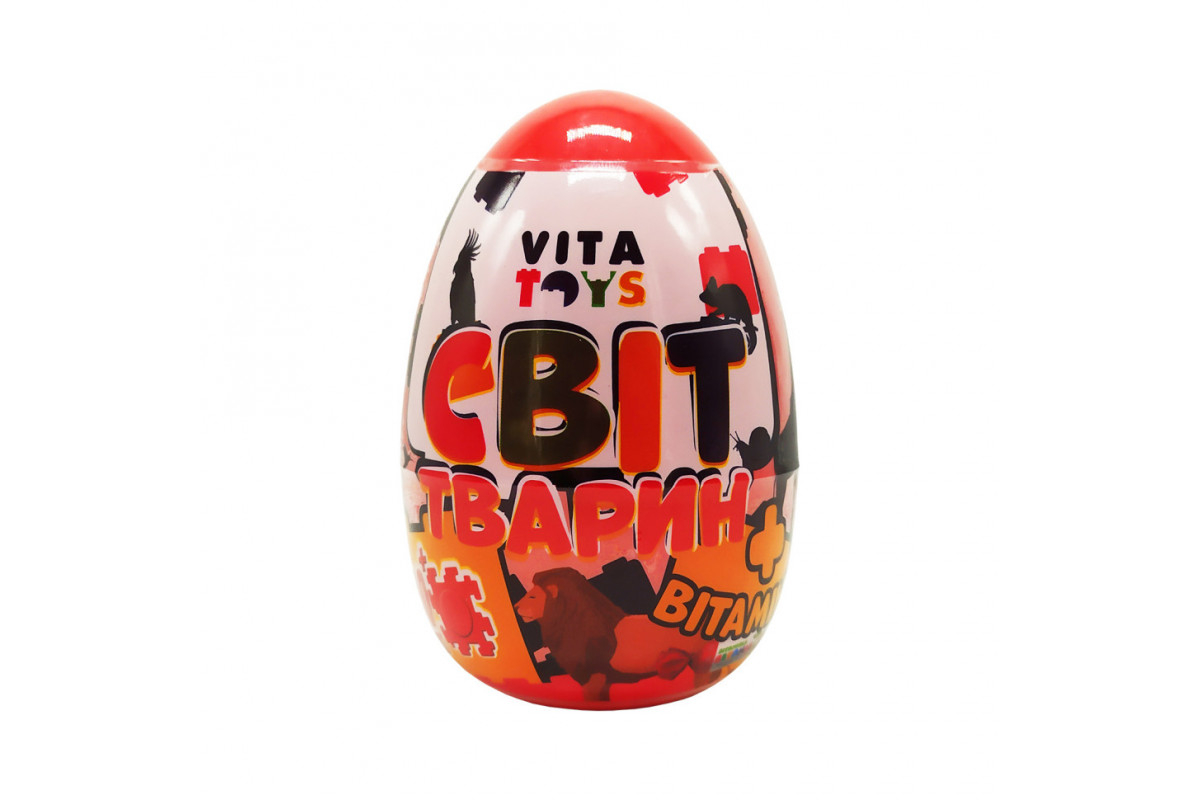 Конструктор у яйці "Світ Тварин" Vita Toys VTK 0069 100 деталей