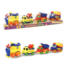 Игрушечный паравозик K1113 (18008E) 3 машинки